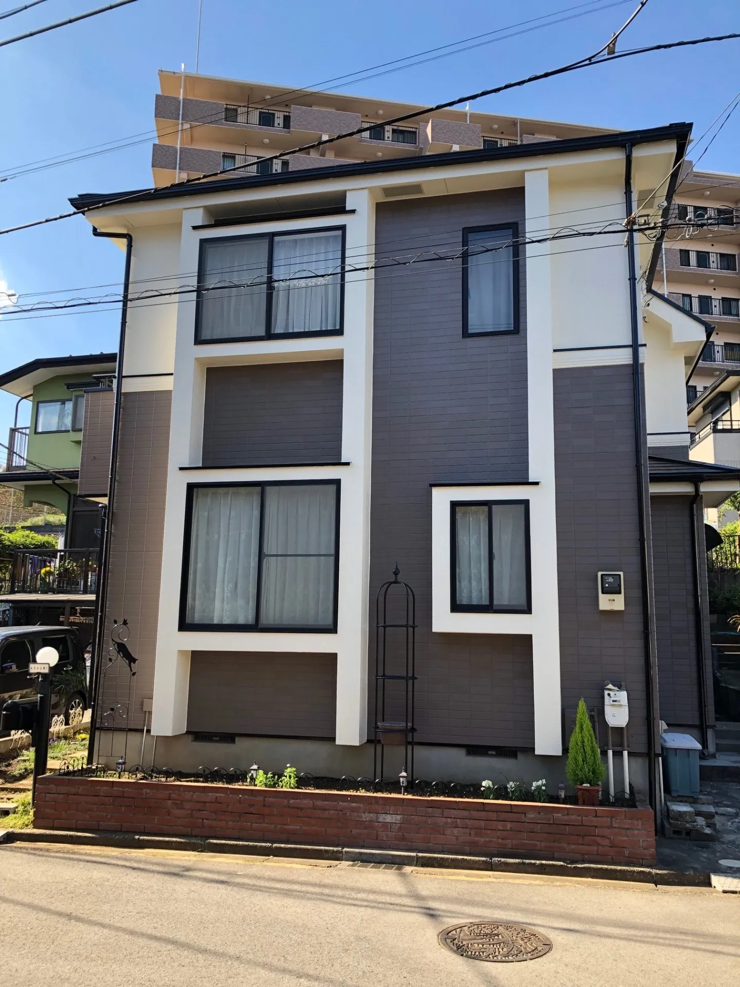 2階建て塗装工事